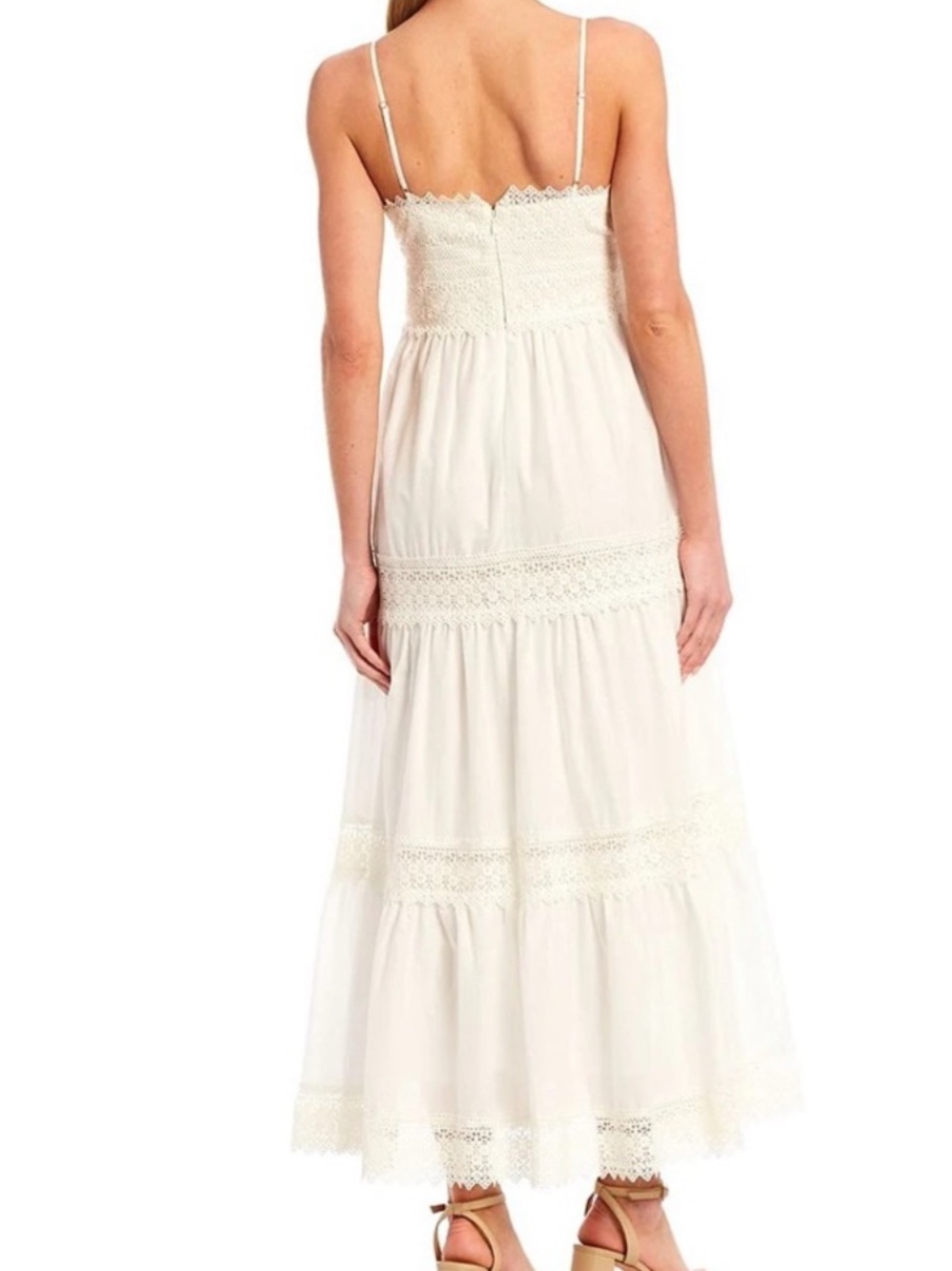 White Antonio Malani Maxi Dress - Picture 3 of 5